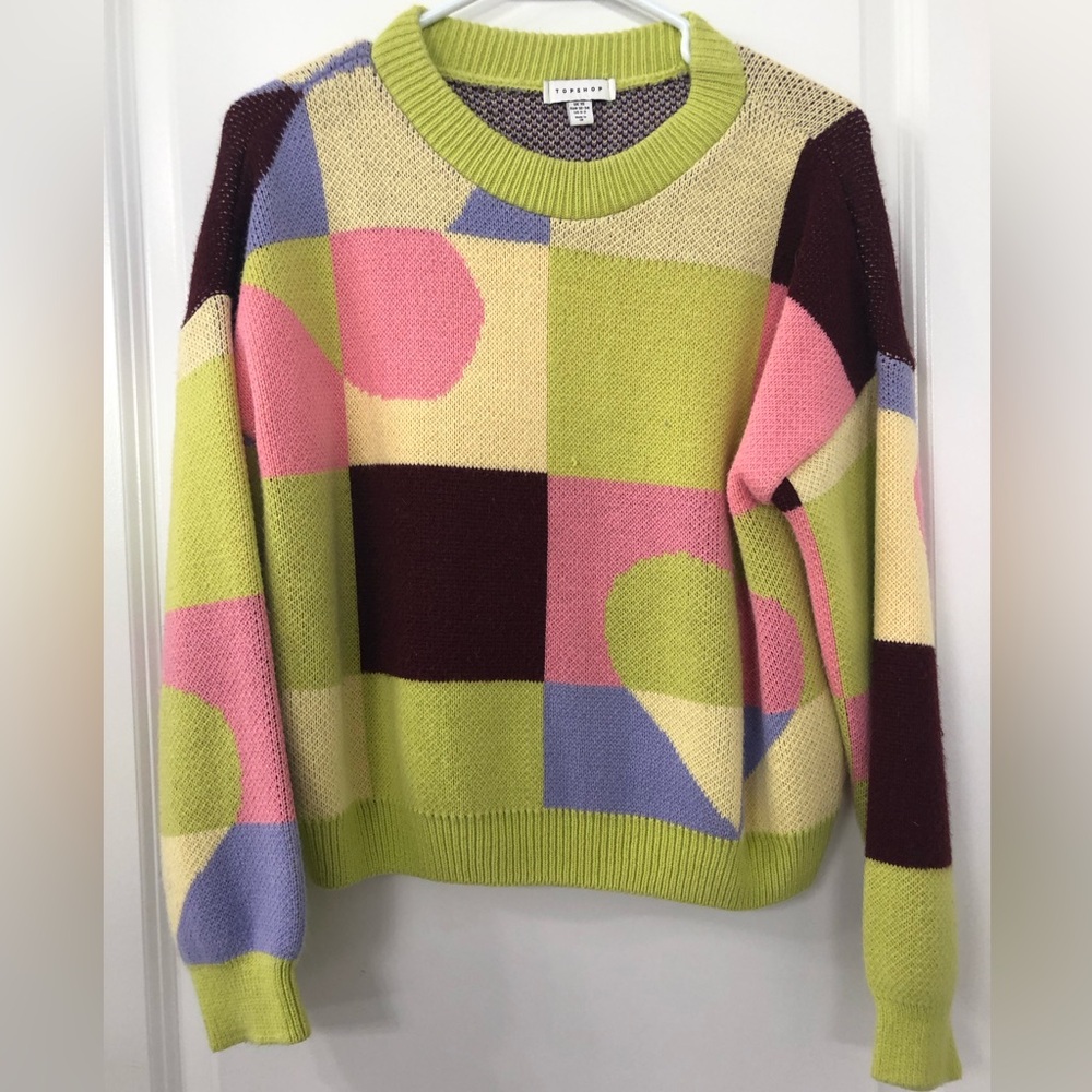 Colorful Patchwork Sweater